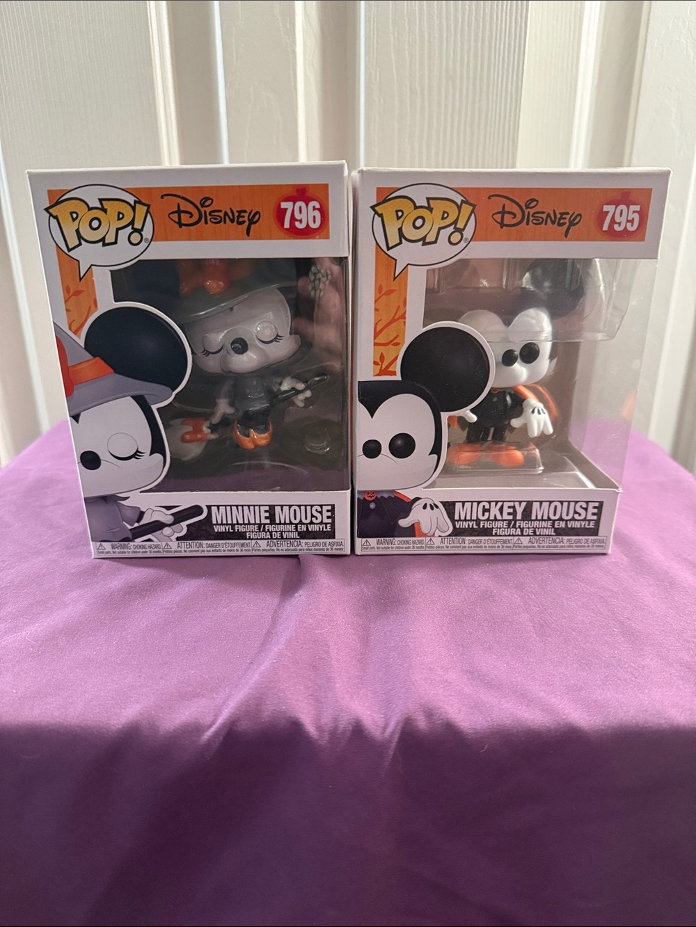 Funko Disney Minnie Mouse & Mickey Mouse Retro Black-White Figures (2-Pack)